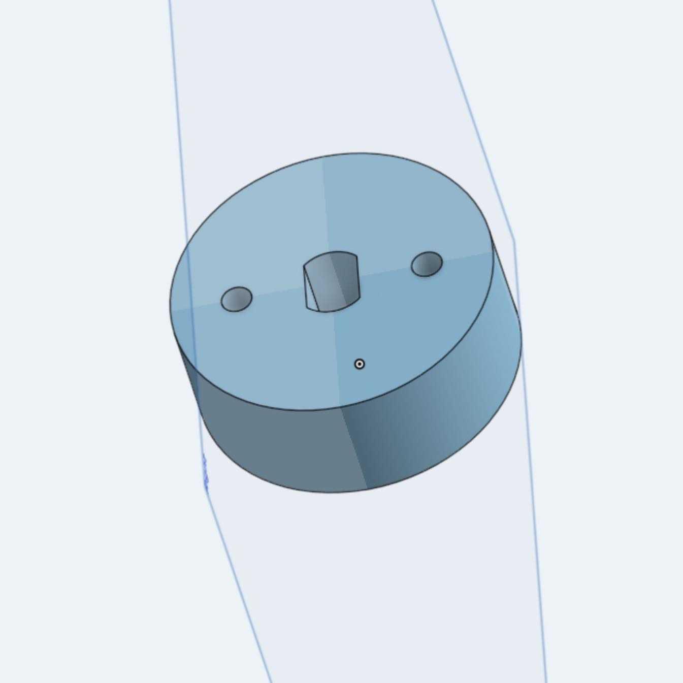 CAD of piece to interface with timer dial