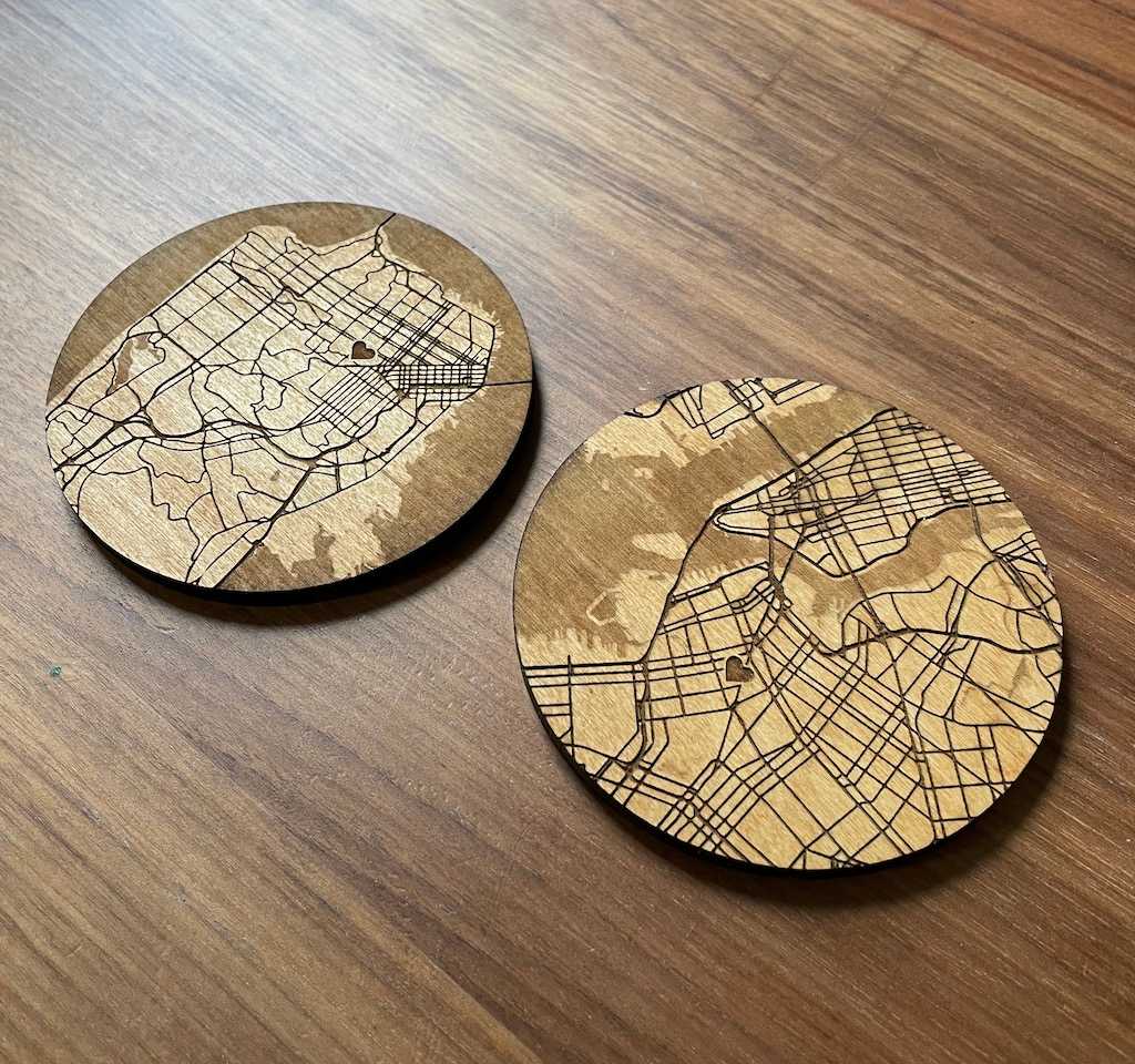 Map Coasters